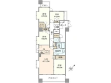 【神奈川県/横浜市港北区新横浜】シェヌ新横浜 間取り図