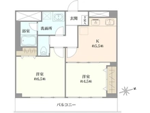 【神奈川県/横浜市港北区綱島西】パール綱島マンション 間取り図