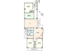【神奈川県/横浜市港北区菊名】ノア妙蓮寺 間取り図