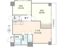 【神奈川県/横浜市港北区綱島東】サンハイツ綱島 間取り図