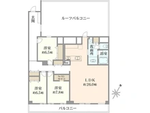【神奈川県/横浜市港北区大倉山】大倉山ハイム 1号棟 間取り図