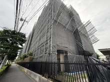 【神奈川県/横浜市港北区新羽町】クリオ新横浜北参番館 外観：大規模修繕中