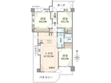 【神奈川県/横浜市港北区大豆戸町】パルミナード大倉山 間取り図