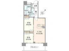 【神奈川県/横浜市港北区新横浜】新横浜ヴォアール 間取り図