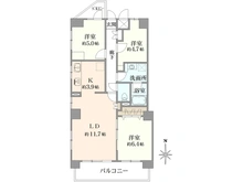 【神奈川県/川崎市川崎区藤崎】ライオンズマンション川崎藤崎 間取り図