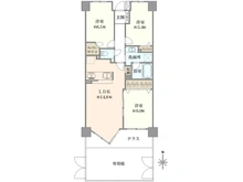 【神奈川県/横浜市港北区綱島西】藤和シティホームズ綱島WEST 間取り図