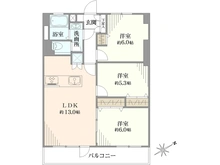 【神奈川県/横浜市港北区日吉本町】カサベルダ 間取り図