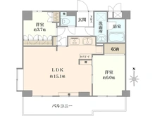 【神奈川県/横浜市港北区菊名】ピアコート大倉山 間取り図