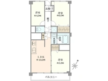 【神奈川県/横浜市港北区下田町】日吉ハイム 間取り図