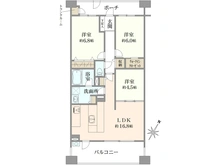 【神奈川県/横浜市港北区大倉山】グランチェルト大倉山 間取り図
