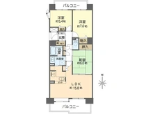 【神奈川県/横浜市金沢区能見台】シティ能見台いこいの街 C棟 間取り図