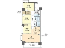 【神奈川県/横須賀市公郷町】クリオ衣笠フィルソーレ 間取り図