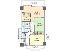 【神奈川県/横須賀市日の出町】ライオンズマンション横須賀マリンステージ 間取り図