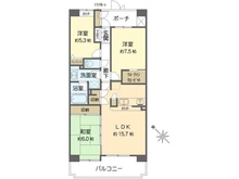 【神奈川県/横須賀市坂本町】プランヴェール横須賀汐入 1号棟 間取り図