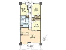 【神奈川県/横浜市金沢区能見台東】ビーコンヒル能見台 ウエストヒルA館 間取り図
