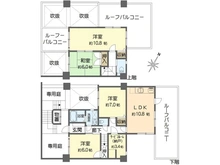 【神奈川県/横須賀市浦賀】ラブリハイツ浦賀 A棟 間取り図