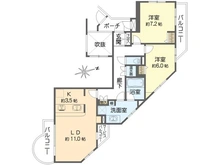 【神奈川県/三浦郡葉山町一色】マイキャッスル葉山 間取り図