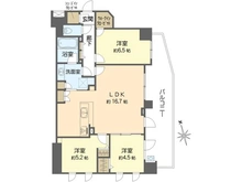 【神奈川県/横浜市港南区大久保】リストレジデンス上大岡ソレイユ 間取り図