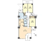 【神奈川県/横浜市金沢区六浦南】エステ・シティ湘南六浦 壱番館 間取り図