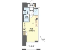 【神奈川県/横浜市中区福富町西通】デュオステージ横濱桜木町 間取り図