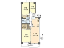 【神奈川県/横浜市金沢区堀口】メゾン横浜能見台 A棟 間取り図