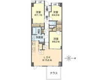 【神奈川県/横浜市金沢区東朝比奈】グランドメゾン朝比奈 間取り図