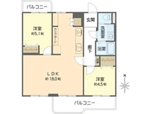 【神奈川県/横浜市金沢区並木】金沢シーサイドタウン並木1丁目第1住宅 11-4号棟 間取り図