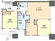 【神奈川県/横浜市中区日本大通】シティタワー横濱 間取り図