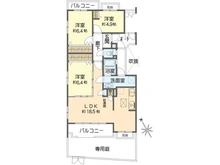【神奈川県/横浜市金沢区能見台】メガロン能見台 3番館 間取り図