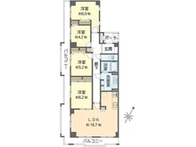 【神奈川県/横須賀市池田町】パルテール湘南くりはま 五番館 間取り図