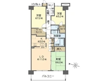 【神奈川県/横浜市港南区大久保】アストラル上大岡 間取り図