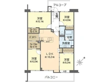 【神奈川県/横須賀市衣笠栄町】アルカーデン衣笠アイランドビレッジ 間取り図