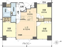 【神奈川県/横須賀市公郷町】エルズ横須賀衣笠ステーションウェル 間取り図