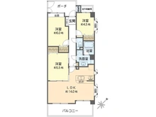 【神奈川県/横浜市磯子区森】クレド磯子クレアール 間取り図