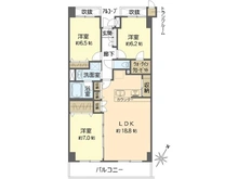 【神奈川県/横浜市金沢区富岡東】ベルヴィル杉田III 間取り図