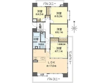 【神奈川県/横浜市金沢区能見台】シティ能見台つどいの街 壱番館 間取り図