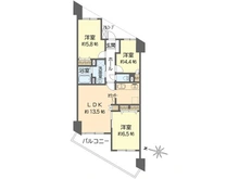 【神奈川県/横浜市金沢区堀口】メゾン横浜能見台II 間取り図