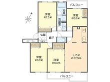 【神奈川県/横浜市港南区丸山台】プライム丸山台第5 間取り図