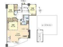 【神奈川県/横浜市港南区大久保】エルズ上大岡レジデンス 間取り図