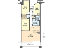 【神奈川県/横浜市金沢区能見台】シティ能見台つどいの街 弐番館 間取り図