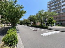 【神奈川県/横須賀市平成町】シー・パークス ザ・ウイングフォート 前面道路