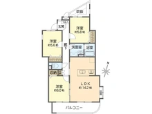 【神奈川県/横浜市金沢区六浦東】ニューウェルテラス金沢八景 F棟 間取り図