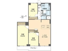 【神奈川県/横浜市磯子区丸山】 ネオコーポ磯子丸山 間取り図