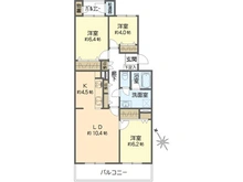 【神奈川県/横須賀市船越町】コーポ湘南田浦 3号棟 間取り図