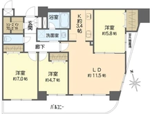 【神奈川県/逗子市逗子】ネオマイム逗子 間取り図