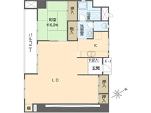 【神奈川県/横浜市磯子区森】第1磯子ハイツ 間取り図