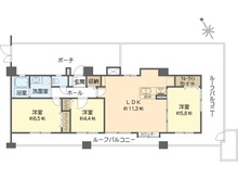 【神奈川県/横浜市磯子区上中里町】クリオ磯子上中里 壱番館 間取り図