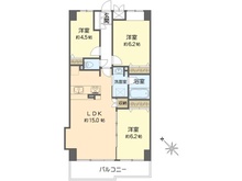 【神奈川県/横浜市磯子区磯子】ライオンズマンション磯子山王台 間取り図