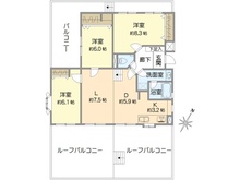 【神奈川県/横浜市金沢区富岡西】ナイスステージ湘南富岡 間取り図