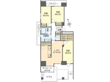 【神奈川県/横須賀市東逸見町】ウェルシティ横須賀ポートバレーヌ 2番館 間取り図